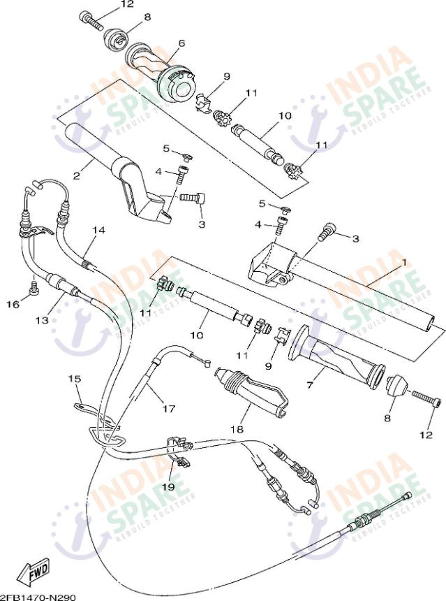 STEERING HANDLE & CABLE